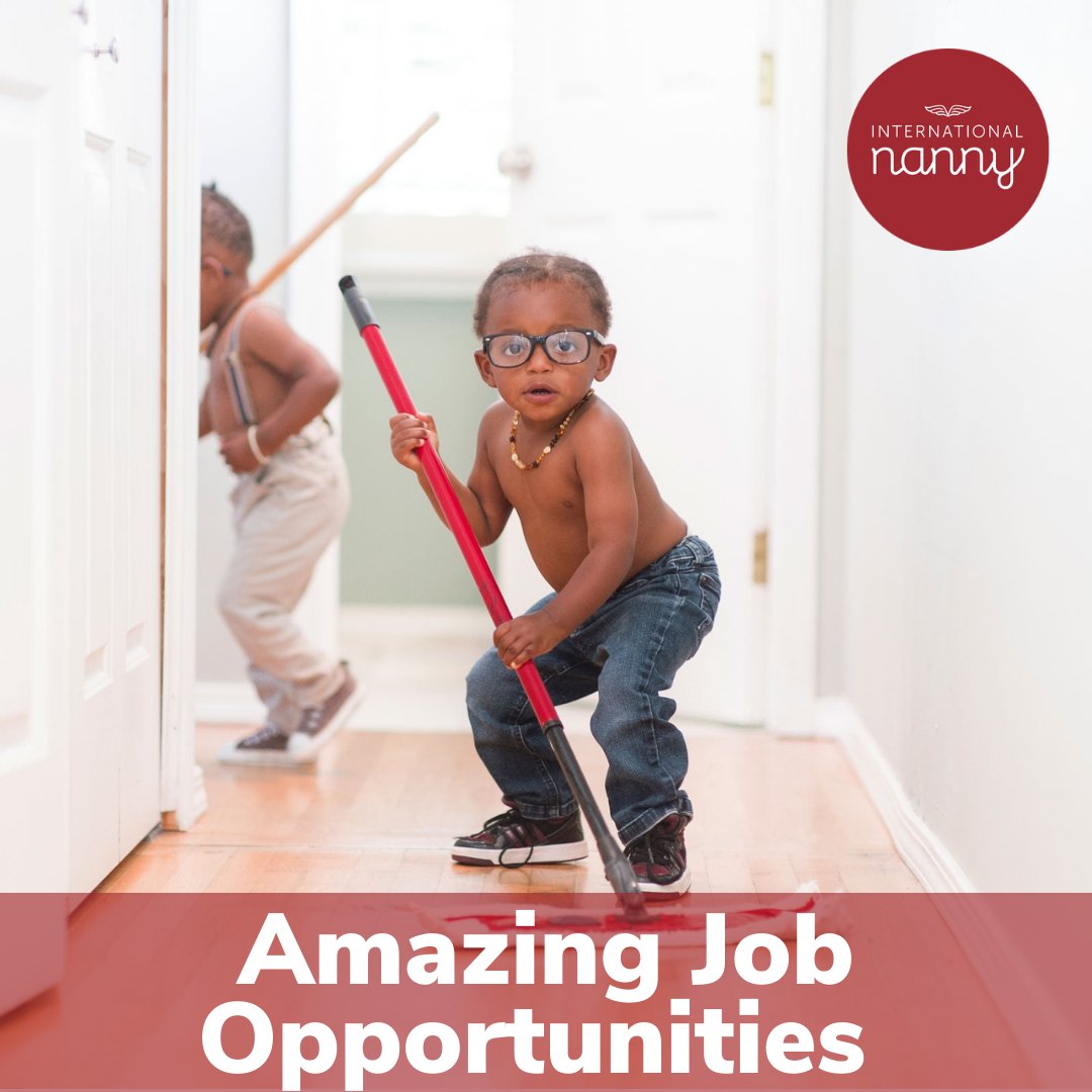 ⚡International Nanny have amazing job opportunities for you
Be part of the wonderful experience of being a nanny and live in incredible cities. 
Check our latest positions, if you fulfil the requirements and are interested on any of them, please apply at international-nanny.com/apply