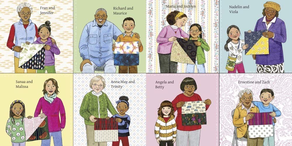 Want a book that centers interests in quilting, sewing, and/or drawing? This story written & illustrated by @lizzyrockwell1 gives a nod to the Norwalk Community Quilt Project and shows '...a diverse group of people coming together to make things both lasting & beautiful.'