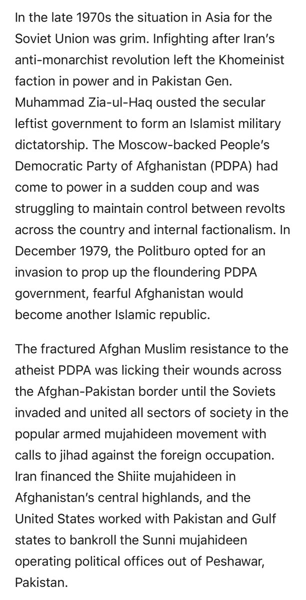 Mohammed Harun Arsalai, an avowed "decolonial anti-fascist" who is apparently a common fixture in US foreign policy rags. Funny that!Maybe he knows that Robert Evans guy?Anyway, they keep spelling it out. https://foreignpolicy.com/2020/02/18/suleimani-war-quds-iran-shifting-afghan-alliances-dont-fit-easy-narratives/
