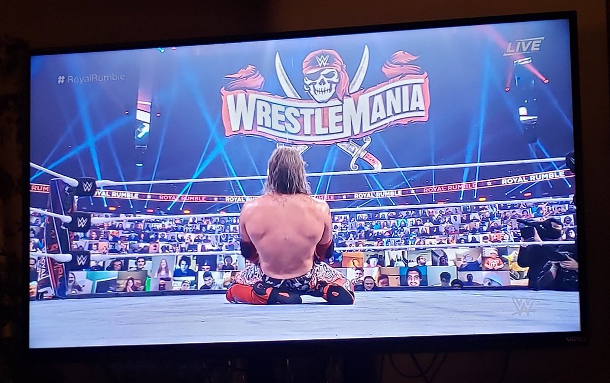 MsDamanda's tweet image. AAAAHHHHHHHHHHHHH!!!!!!!
@EdgeRatedR is the 2021 #RoyalRumble #WINNER and I am losing my mind!!! I have loved him since I was a teen and this made my wrestling ❤ SO HAPPY!!!!