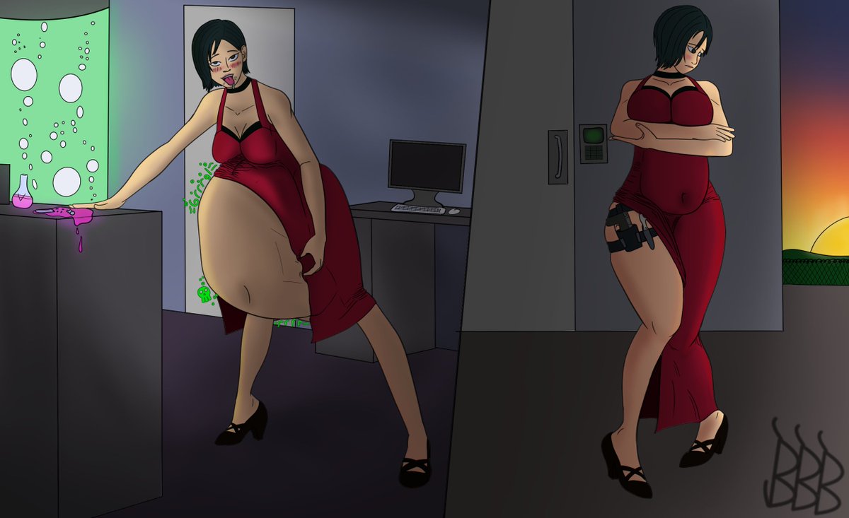 ...for Vish on Discord featuring Ada Wong from Resident Evil #vorebelly #vo...