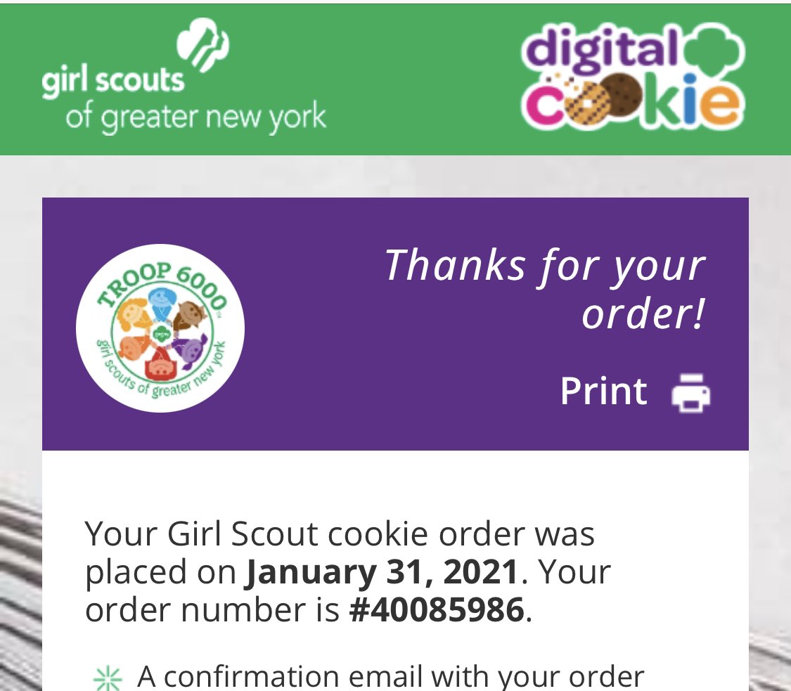 This is awesome! Where the heck has this easy peasy online cookie ordering been all my life? 

I love love love supporting this troop.