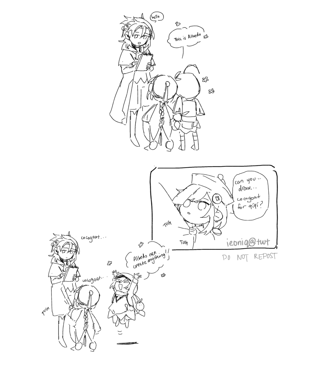 albedo will make qiqi dreams come true!!

#GenshinImpact #原神 