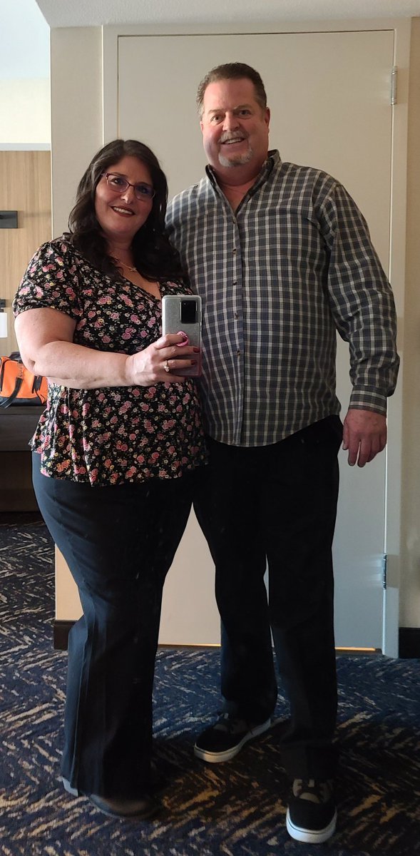 Sirenskisa's tweet photo. Had the best 50th birthday weekend! Night in Tahoe, dinner at Hell's Kitchen, won some $$$ and time with my wonderful husband Barry. https://t.co/j4P3vsrOHm