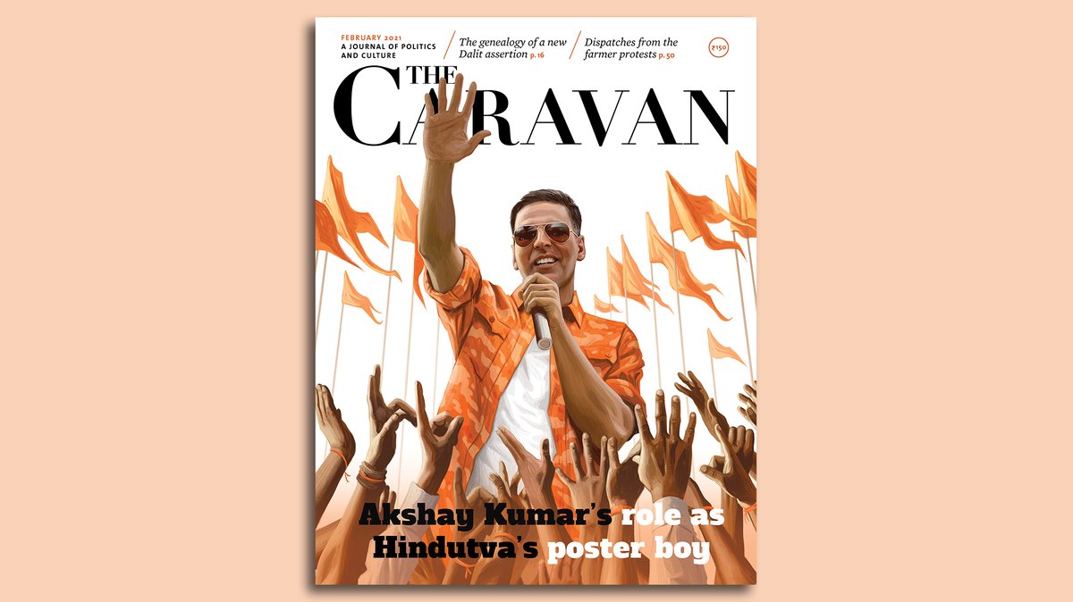In the February 2021 issue—Akshay Kumar as Hindtuva’s poster boy; Dispatches from the farmer protests; The genealogy of a new Dalit assertion; Remembering Shamsur Rahman Faruqi; Shaheen Bagh as a model for the future; and more.

Subscribe now: bit.ly/3dopO3l