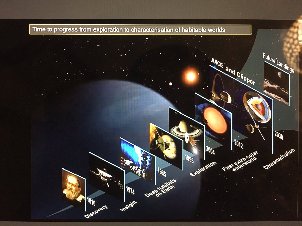 I’m fully on board with her call that it’s time to characterise our habitable worlds - she’sof course calling for landers for Europa and Titan, but I’m part of the effort to do lab work to understand the materials there