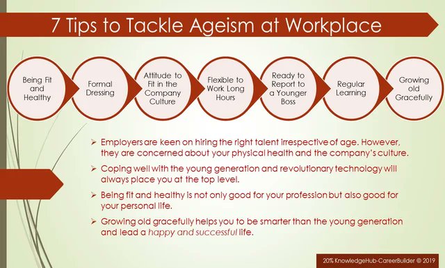 KnowledgehubC's tweet image. 7 Tips to Handle Age Discrimination at the Workplace knowledgehub-careerbuilder.com/2019/11/7-tric… 
#ageism