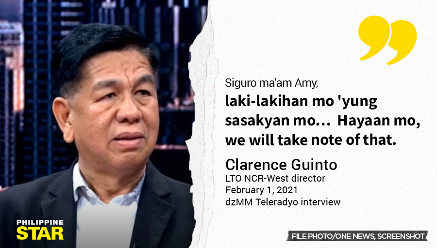 PhilippineStar's tweet photo. "Siguro... laki-lakihan mo 'yung sasakyan mo."

This was LTO NCR-West Director Clarence Guinto's response after being asked if tall kids should still use boosters to adhere to Child Safety in Motor Vehicles Act during his dzMM Teleradyo interview Monday. https://t.co/CmnM0eE1aW