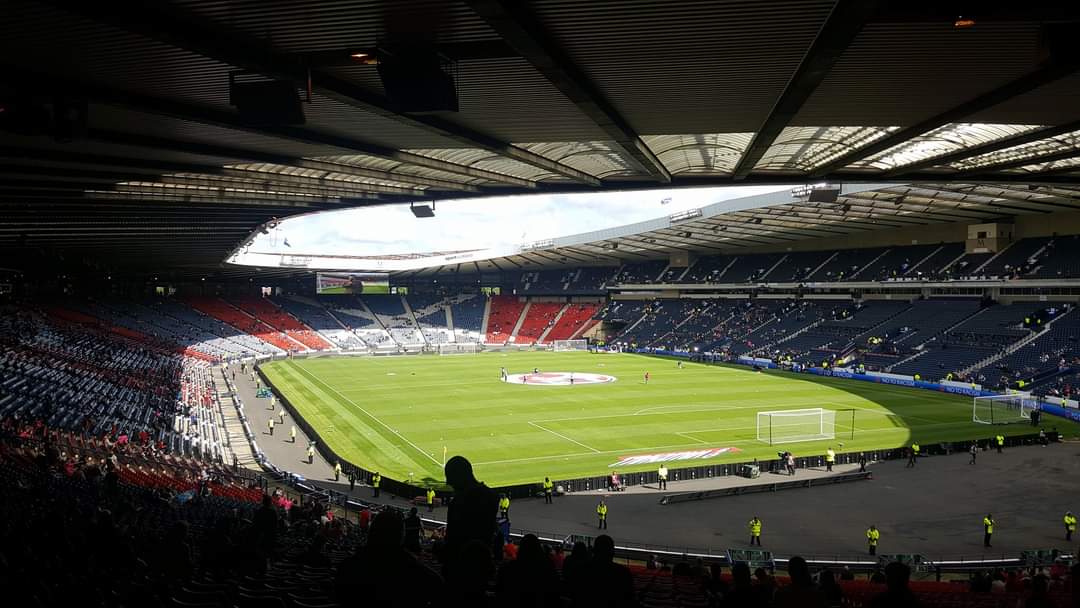 A thread of all the football stadiums I've been to following  @ScotlandNTIdea shamelessly stolen from  @MikeOfPompeyWill do a  @tamworthfc one aswell if there is interest but it stands at 80+ currently First up obviously  Hampden Park, Scotland 