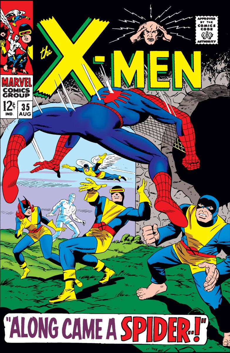OSEDVEGOZ's tweet photo. Hoy en #XMenMonday
Portada de #UncannyXMen N°35 Agosto de 1967, donde el #XmenTeam de la primera generación enfrenta a #SpiderMan
Arte para la portada del Annual Shatter Shot de #XMen 1992-2001 realizado por #JimLee
#XmenCover @Cinegamerfriki @StripMarvel @ronniehowlett3 https://t.co/BwYL0pr6V8