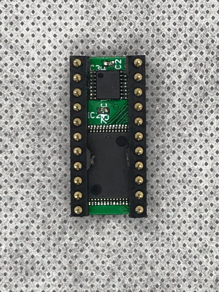 Finishing soldering up a MOS 6550 replacement prototype, called Nu6550.  As yet untested, but I am sending 2 units off to hopefully revive a PET (buff.ly/3ctNnKo)