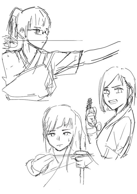 弓道パロとか描けたら楽しいのに(似ない) 