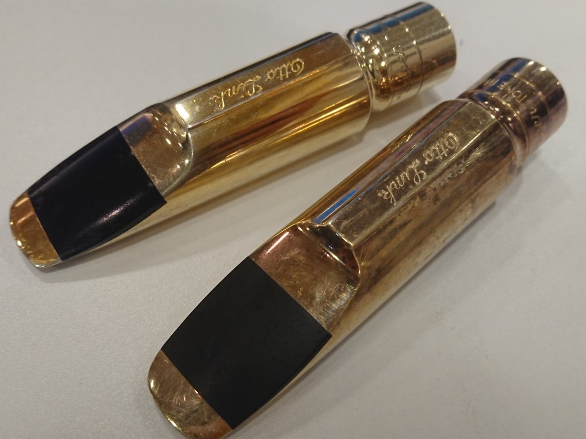 1484umeda's tweet image. 【イシバシ梅田★ #マウスピース 】

OTTOLINK SUPER TONE MASTER.
最近のだけどアーリーバビットみたいなバッフルついてるヤツ中古で入荷です🎷マウスピースマニアなスタッフ所有のアーリーバビットとならべてみました🧐普通とちょっとちがうリンクをお探しの方いかがでしょうか～🤩
#sax #ottolink