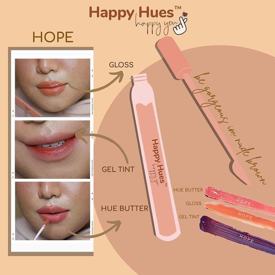 HappyHuesCALAMB's tweet photo. Happy Hues.Happy You 

Shade of HOPE with 3 Variants:

- Gel Tint
- Gloss 
- Hue Butter 

Reserve yours now! 😊

#HappyHuesHappyYou
#GetREDy https://t.co/1K5jtf45m5
