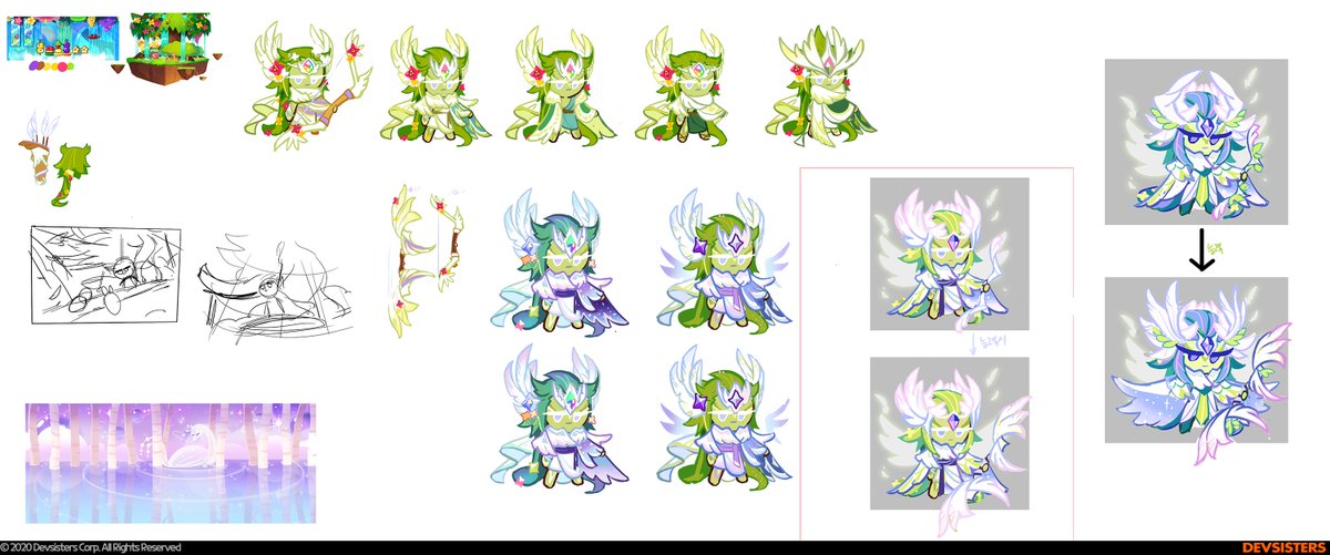 ieatcookieyeah's tweet photo. 바람궁수 레전드 코스튬 컨셉디자인과 일러스트 과정 
#cookierun #쿠키런 https://t.co/tnweqRPwEb