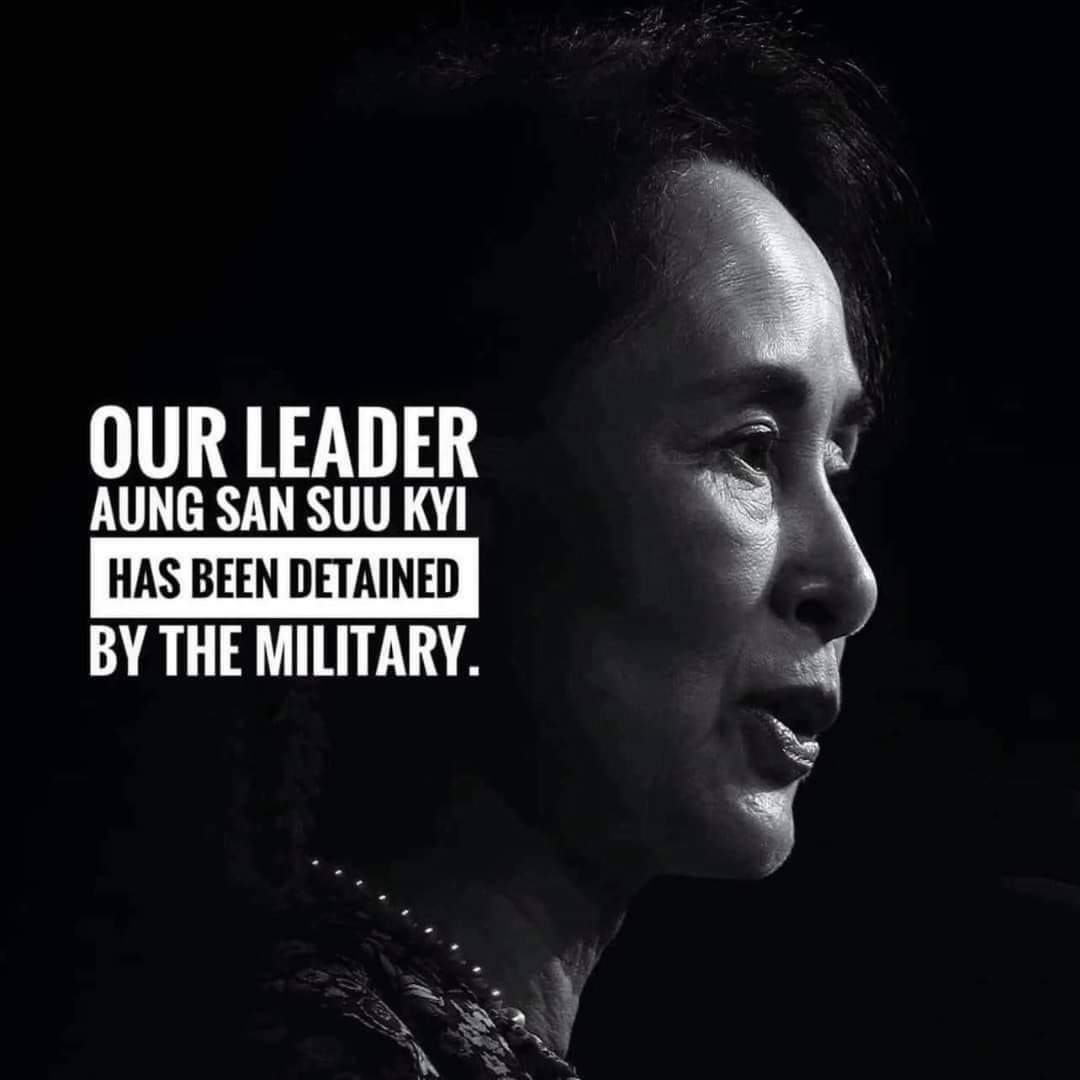 Sky03404598's tweet photo. #Save #Myanmar 🇲🇲 
#Save #Burma 🇲🇲 
#Reject #the #Military !!!
#We #need #democracy!!!
#Help #us #and #support #our #Leader,  #Aung #San #Suu #Kyi #government!!! https://t.co/RILiqoOQ9e