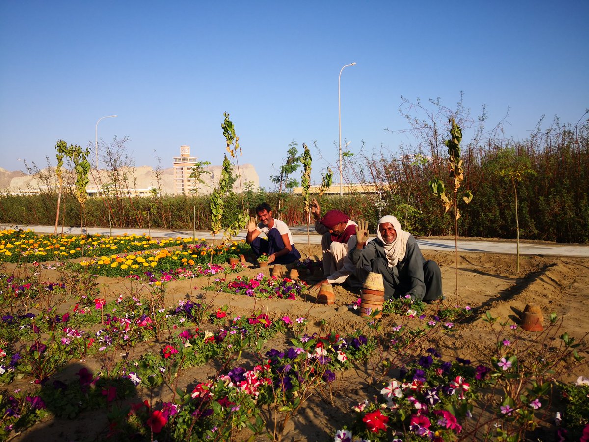 We, together with the local brothers, develop beautiful Gwadar