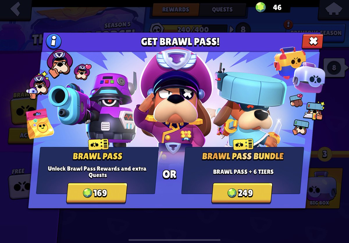 Brawl Pass x6 Giveaway 🥳

To Enter: 
- Follow <a href="/SpenLC/">Spen</a> <a href="/Cursed_BS/">Cursed🥀</a> <a href="/D2rav/">D2rav</a> 
- Retweet
- Tag 2 Friends 

x6 $10 via PayPal. Winners picked in 3 days❤️