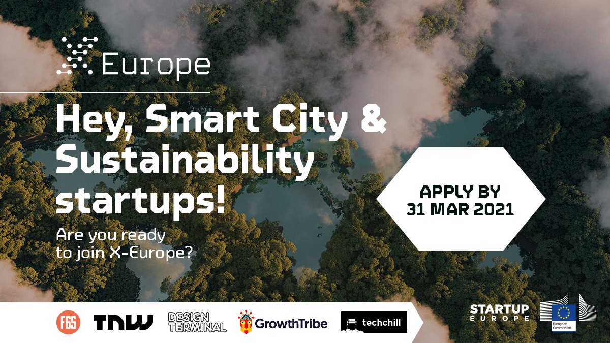 Our 4th Open Call is here❗Never have we aspired more to a green future, economic growth, and quality of life! 🌍  If your startup/scaleup has the next great idea for #smartcities and #sustainability, the <a href="/xeuropeproject/">X-Europe</a> is the programme for you. Apply 👉🏻 bit.ly/apply-startups…