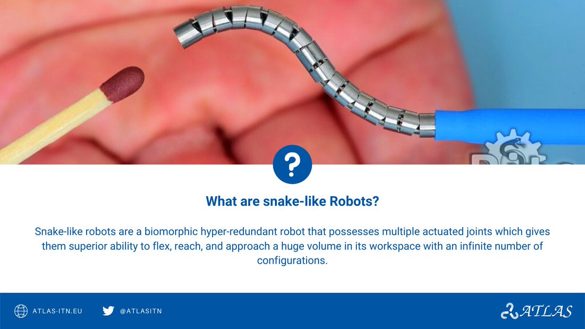 AtlasItn's tweet photo. Ever wondered, what type of robots can provide access to the inner depths of the anatomy, without any incision.
#AtlasITN #Intraluminal #MSCA #Bioinspiration https://t.co/zwjaMftcUw