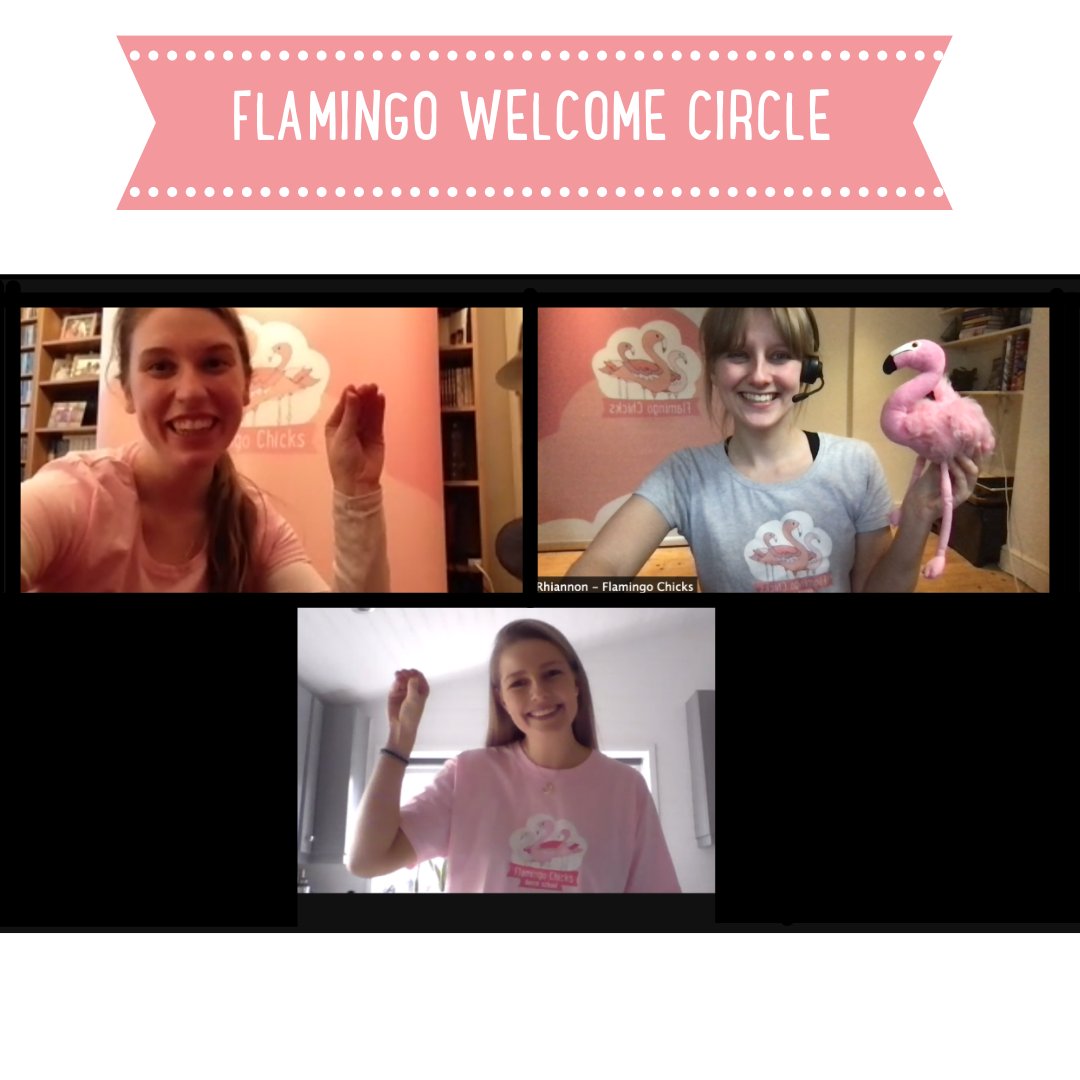 FlamingoChicks's tweet photo. Here are some of our team getting ready for the Flamingo welcome circle with @oshis_world on Saturday! How tall is your flamingo neck this Monday morning? 🦩
#BalletNotBarriers https://t.co/2D4O43fe69