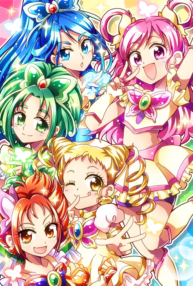 今日はプリキュアの日ということで過去絵再掲!オールスターズ絵は何回も再掲してるのでそれ以外のを。トロプリも楽しみ〜! #プリキュアの日 