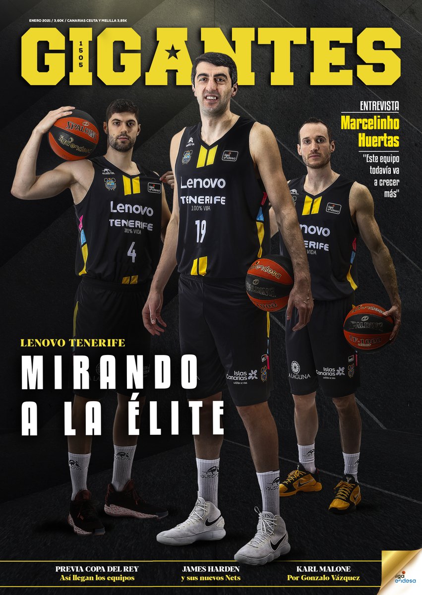 🟡PORTADA de FEBRERO ⚫️

Mirando a la élite. NACE LENOVO TENERIFE

▪️ Análisis del proyecto, claves y su viaje al éxito
🔸Entrevista a <a href="/Huertas09/">Marcelo Huertas</a> 
▪️ NBA
🔸Previa Copa <a href="/ACBCOM/">Liga Endesa</a> 

Compra aquí gigantes.com/tienda/ultimos…