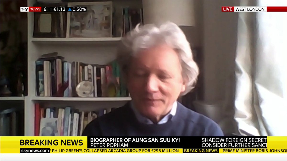 Sky News Biographer Of Aung San Suu Kyi Peter Popham Says He Expects There Will Be An Aggressive Push By America In Particular In Response To The Myanmar Coup But Sky News Biographer Of Aung San Suu Kyi Peter Popham Says He Expects There Will Be An Aggressive Push By America In Particular In Response To The Myanmar Coup But