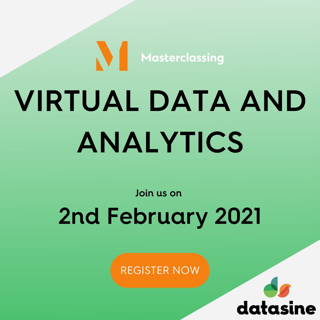 There's still time to sign up to our <a href="/masterclassing/">Masterclassing</a>   event tomorrow - Virtual Data and Analytics Masterclass. We'll be talking about how AI is transforming creative decision making - and how you can make the most of it.
loom.ly/3yJ44jI
#AI #creativeanalysis