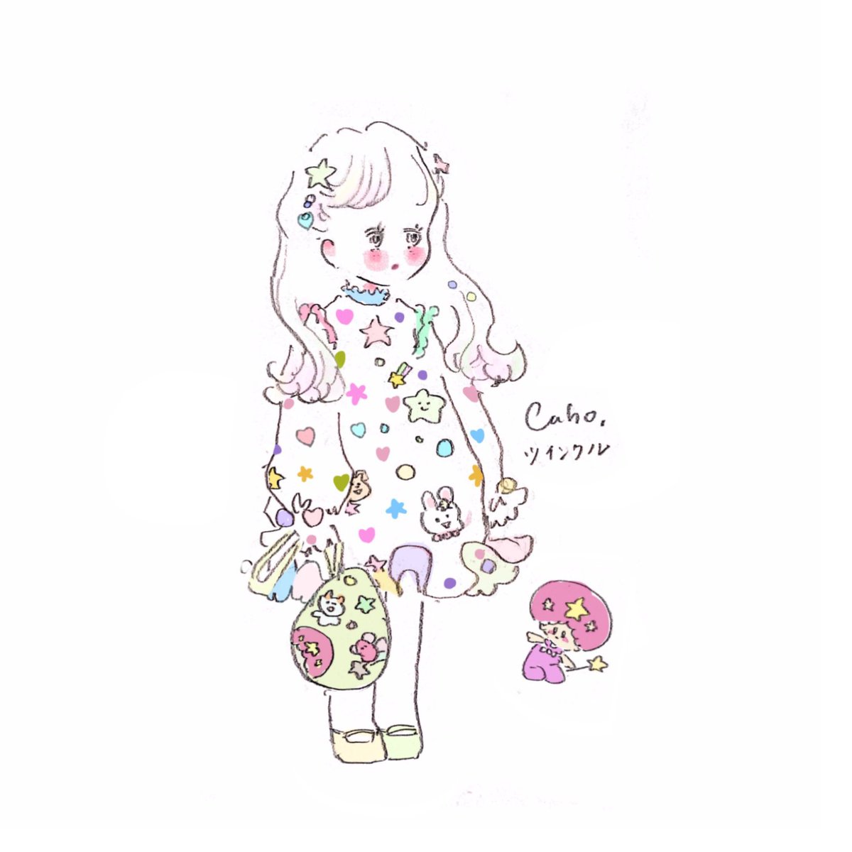 お菓子追加 Cahoのイラスト