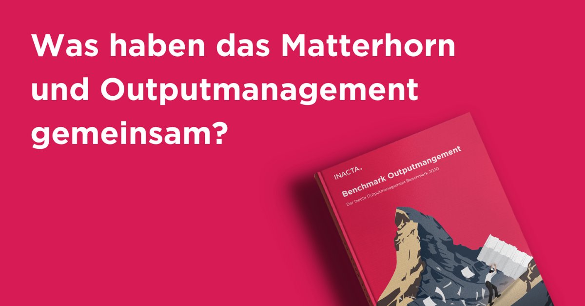 inacta's tweet photo. Neun Schweizer Versicherungen versenden zusammen pro Jahr 130 Mio. physische Briefe. Wie hoch stapeln sich diese Postsendungen? Antwort hierzu unter https://t.co/eAysUKd6hG
#Inacta #OutputManagement #Benchmark2020 #Insurance #Innovation #DigitalTransformation https://t.co/Q7AWTcYINO