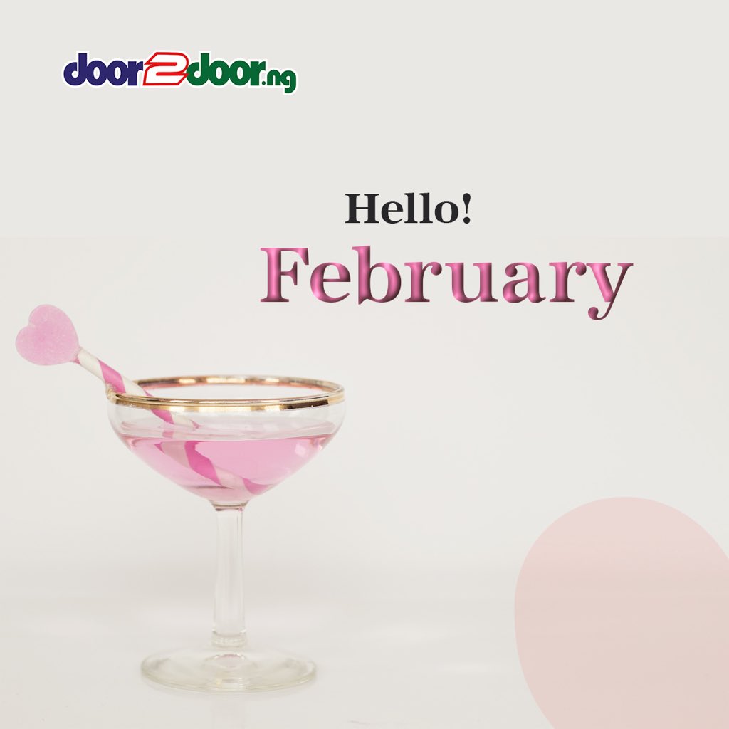 door2doorng's tweet photo. Happy new month
.
.
.
#february #newmonth #service #sunday #service #service #logistics https://t.co/1AqNlwcwL7