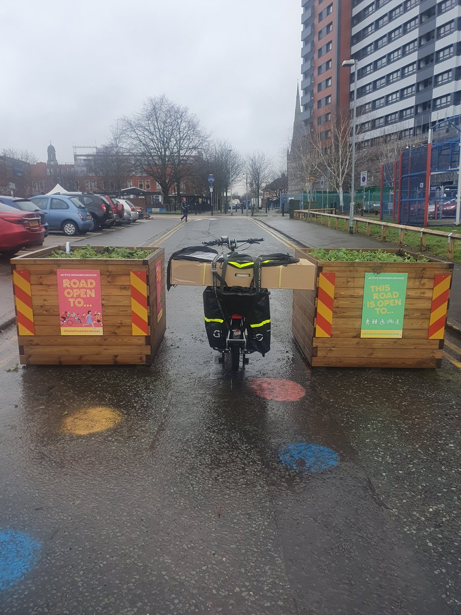 Bikes and scooters are a perfect fit for the LTN <a href="/WRSalford/">Walk Ride Salford</a> <a href="/swiftyscooters/">Swifty Scooters</a> <a href="/ternbicycles/">Tern Bicycles</a>