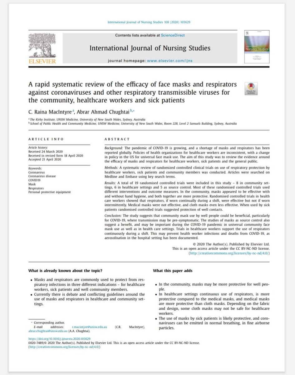 9. So, don't ever be mislead by ANYONE saying masks do not WORK, without providing credible evidence.Mask wearing, disinfection and social distancing are effective in breaking the transmission of COVID-19...