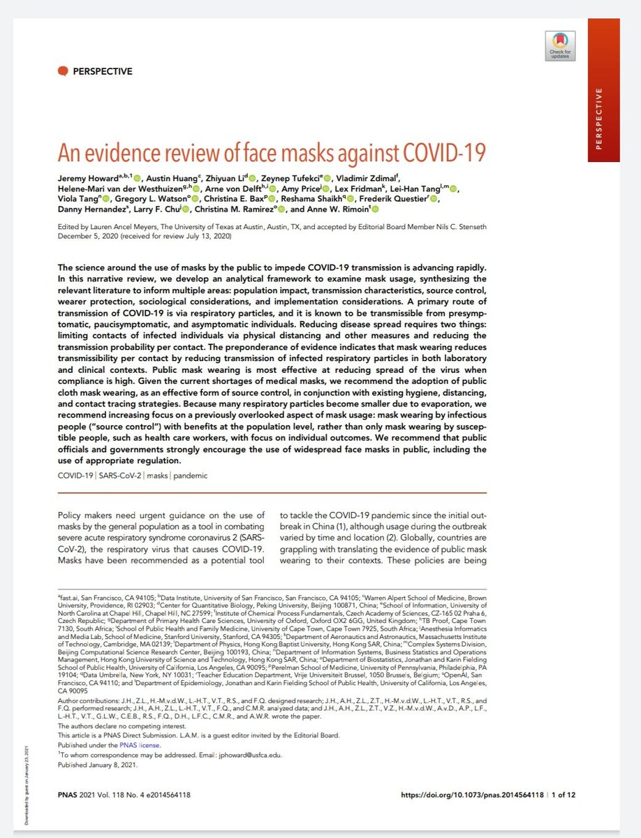 9. So, don't ever be mislead by ANYONE saying masks do not WORK, without providing credible evidence.Mask wearing, disinfection and social distancing are effective in breaking the transmission of COVID-19...