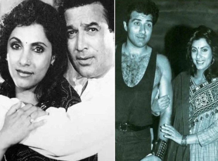 Dimple Kapadia made a strong entry into Bollywood with the film Bobby.  After this, Dimple made headlines when she was married to Bollywood's first superstar Rajesh Khanna.😉