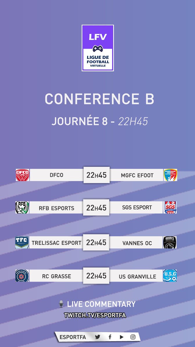 LIGUE DE FOOTBALL VIRTUEL tweet media