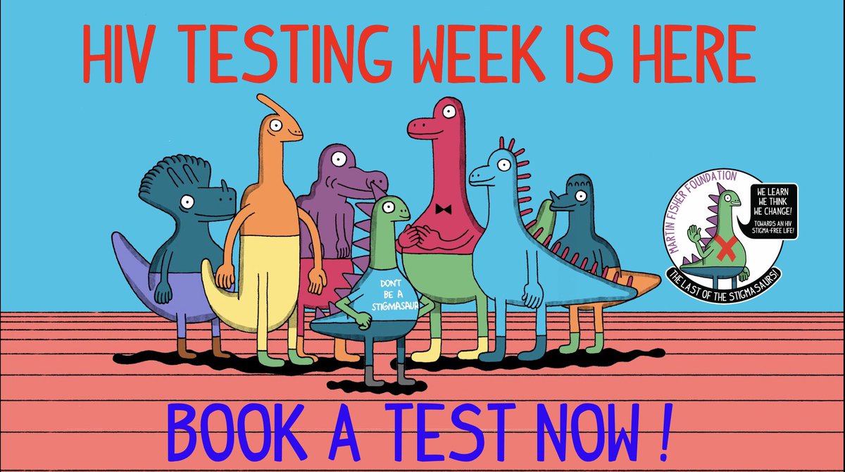 It’s my favourite week of the year !!
#HIVTestWeek call your local clinic or the <a href="/THTorguk/">Terrence Higgins Trust</a> for a home test kit ....