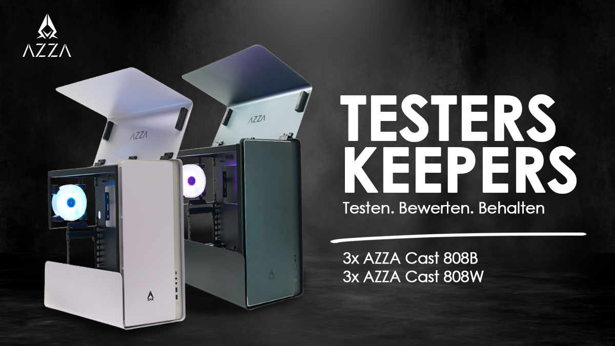 Mindfactory_de's tweet photo. Testers Keepers mit dem AZZA Cast 808
Bewerbt Euch auf unserer Seite und werdet Produkttester der Mindfactory.
Bewerbung vom 01.02. – 07.02.2021 möglich. Bedingungen beachten.
https://t.co/GMpDudd7QX
#Produkttester #testen #testenmachtspass #testergesucht #testerskeepers #azza https://t.co/Wrd43cSXYg