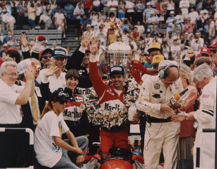 mjbyers333's tweet photo. "To finish first, you must first finish."
#RickMears "Rocket Rick" ๐
Winner #Indy500 (1979-84-88-91) ๐๐๐๐๐
#Legend @Team_Penske @TimCindric #QuoteMeRacer #DriverSayings #RacerMusings #RacersRational #IndyCar #NowStayTuned @IMSMuseum ๐ท@IMS 1991 https://t.co/gZyMn7HFnZ