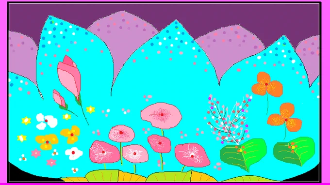 #イラスト   #アート花 
