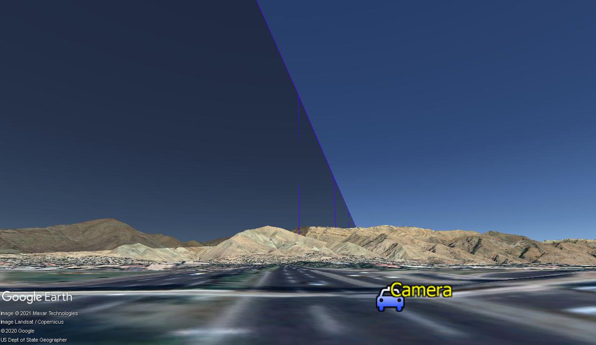 برای آنکه درک بهتری از زاویه رویت مسیر پروازی داشته باشید به این دو عکس نگاه کنید. وقتی از سطح زمین به یک شی سریع در ارتفاع زیاد نگاه می کنیم به نظر می رسد که دارد اوج می گیرد در حالیکه در عمل می تواند در مسیر کاملا افقی در پرواز باشد.