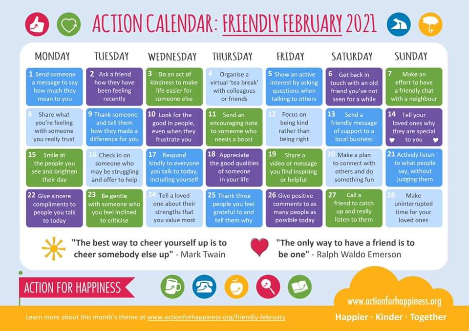 #childrensmentalhealthweek2021 starts today. Look out for lots of activities being shared that will help you all to express yourselves. Who else is going to join in with #FriendlyFebruary ?