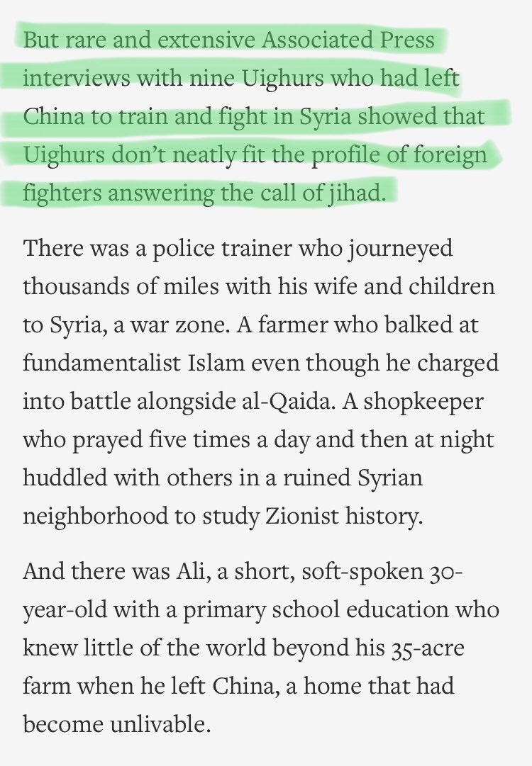 The Uyghur militants: NOT your average jihadi  They’re totally nice uwu plus they don’t even care about all the religious stuff, they just wanna destroy China