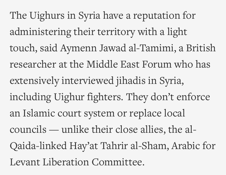 The Uyghur militants: NOT your average jihadi  They’re totally nice uwu plus they don’t even care about all the religious stuff, they just wanna destroy China