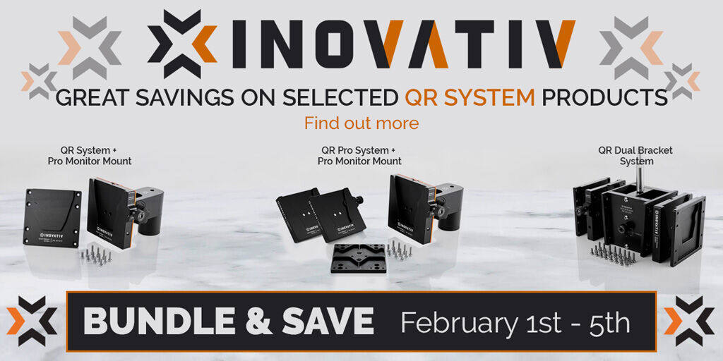 HoldanBlog's tweet image. Save 20% off QR Mounting System from @inovativcarts 

To find your nearest resellers and experts, visit our "where to buy"

UK - bit.ly/3t41nAu
EU - bit.ly/3oAKn1u
NL - bit.ly/3oCutnj

#liveproduction #onset #monitormount