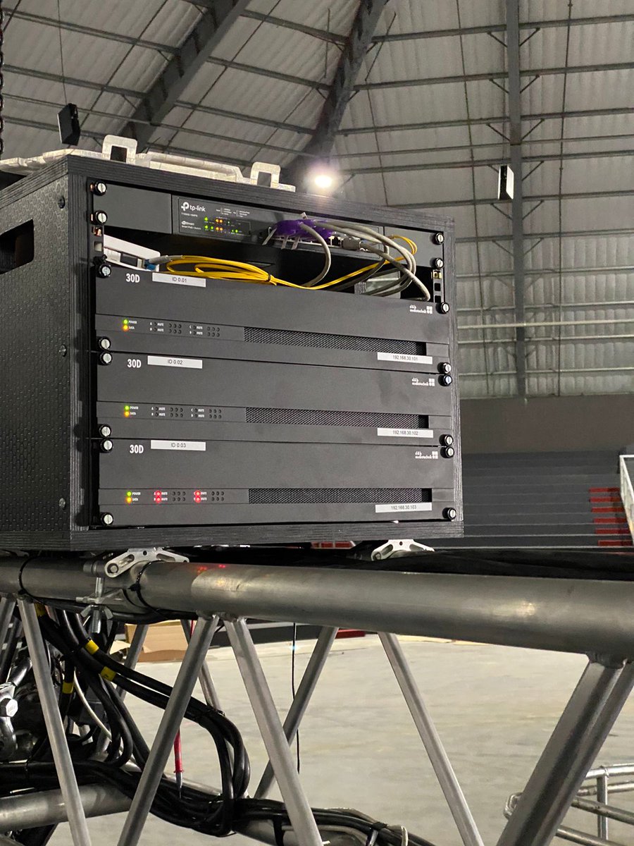 StageAudioWorks's tweet photo. We are super excited about this project, where we are installing the first-ever @dbaudiotechnik A-Series system in the country!
Stay tuned to find out more...
#StageAudioWorks #dbaudiotechnik #dbaudio #ProAudio #moresound #LiveSound #NowSplaying #AugmentedArray https://t.co/ykdSGdQTtt