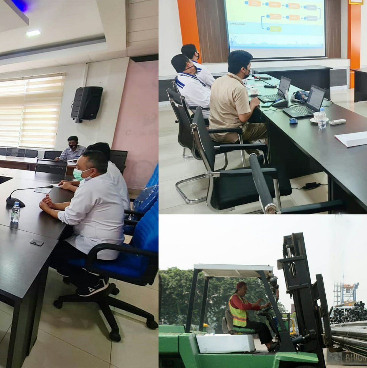 indonesiaport's tweet photo. #Portlovers, 
IPC Cabang Jambi bersama anak perusahaan, PT Multi Terminal Indonesia Cabang Jambi melakukan Sosialisasi Penerapan Sistem NPK-S (Non Peti Kemas –Stuffing/Stripping) kepada pengguna jasa khusus kegiatan di Lini 2 Container Freight Station (CFS)
#DigitalPort
#IPCJambi https://t.co/XmFp4mGDbp