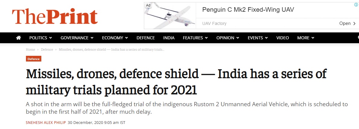 In fact  (DRDO) is working on plans to expand the program in 2021. India is not only working on "Offensive" capabilities but also on "Defensive" includes Ballistic Missile Defence (BMD) systems. Post-February Standoff (2019)  Strategic Nuclear Command working hard (3/4)