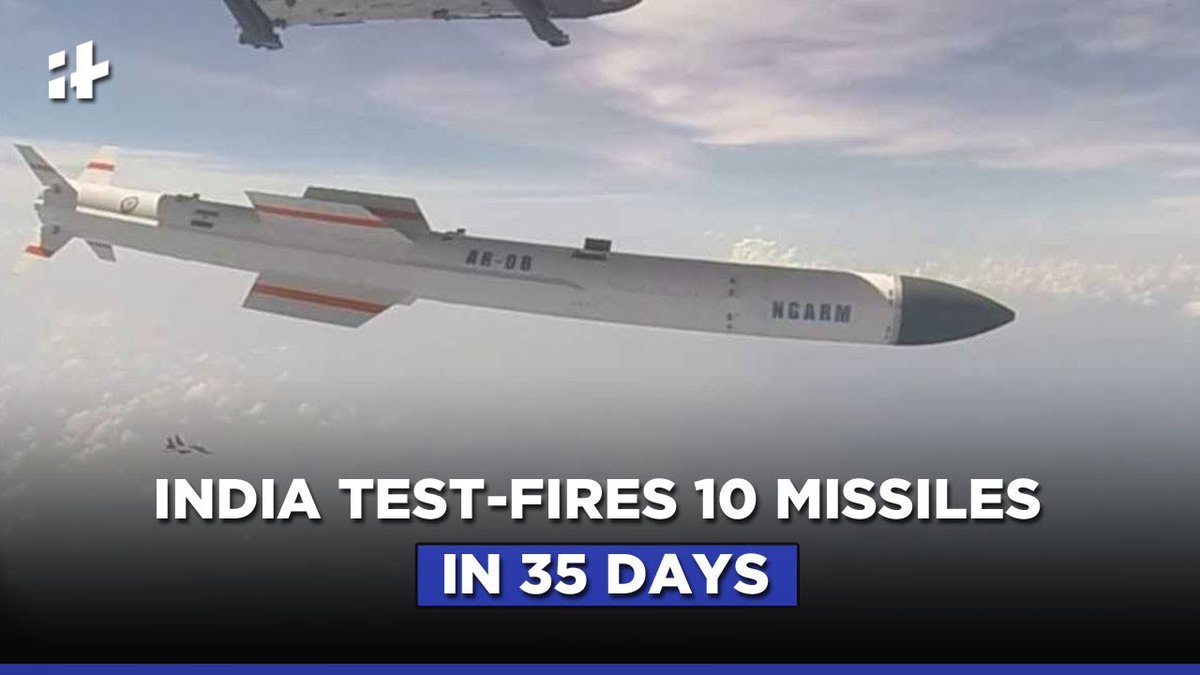  Missiles TestingIn the latter half of 2020, tested each & every missile they have in inventory.Series of Missiles tests got little coverage in the Intl-Press as the testing unfolded against the backdrop of LAC tensions b/w . But considering the Military posture (1/4)